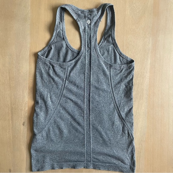Lululemon Run: Swiftly Racerback Grey Tank Top - Picture 4 of 8
